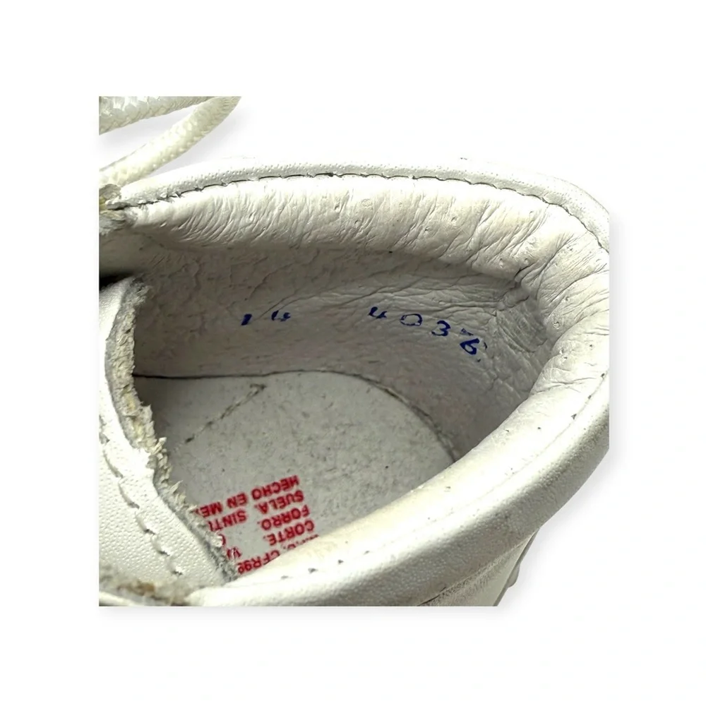 Andanenes ❤︎︎ A5049 Lace-Up Walking Shoe Bootie ❤︎︎White ❤︎︎ 7 Baby Boy Girl ❤︎︎